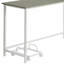 Bureau d'ordinateur gris et blanc
