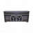65.3" TV Stand For Tvs Up To 3" With LED Light Strips And Iron Mesh Barn Door Y Decorative Strip Country Grey Farmhouse Style-1354001869