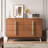 Mid Century Modern Dresser,6 Drawer Dresser With Storage,chest Of Drawers-1921099651
