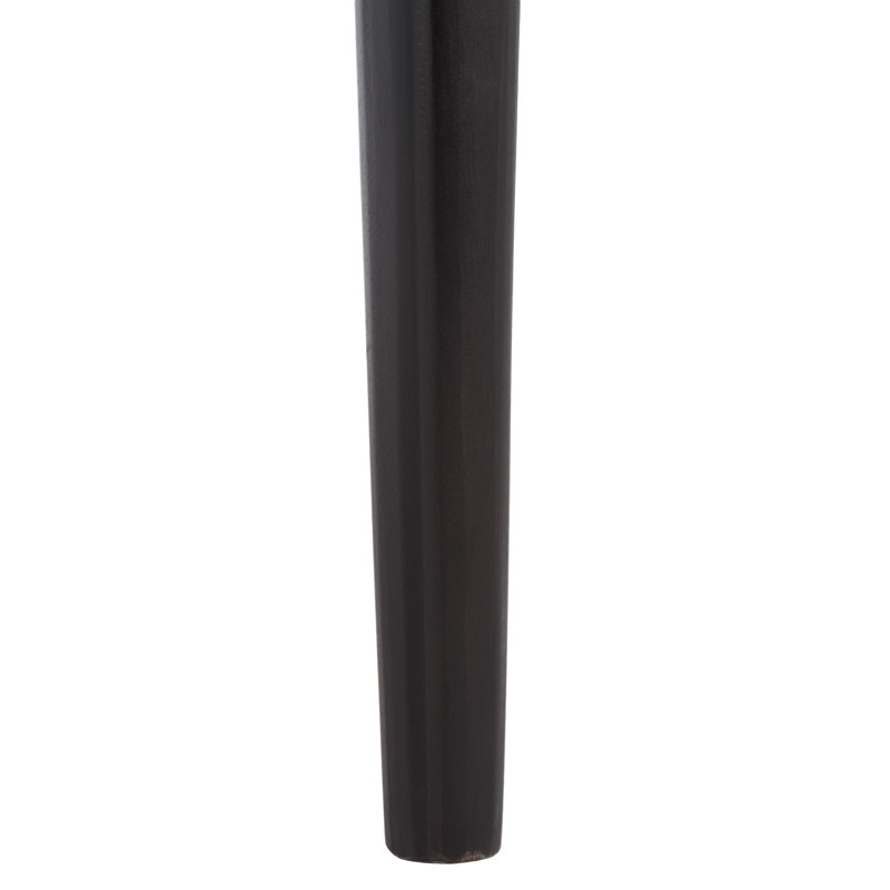 Chaise avec accoudoirs Riko, Miel noir patiné
