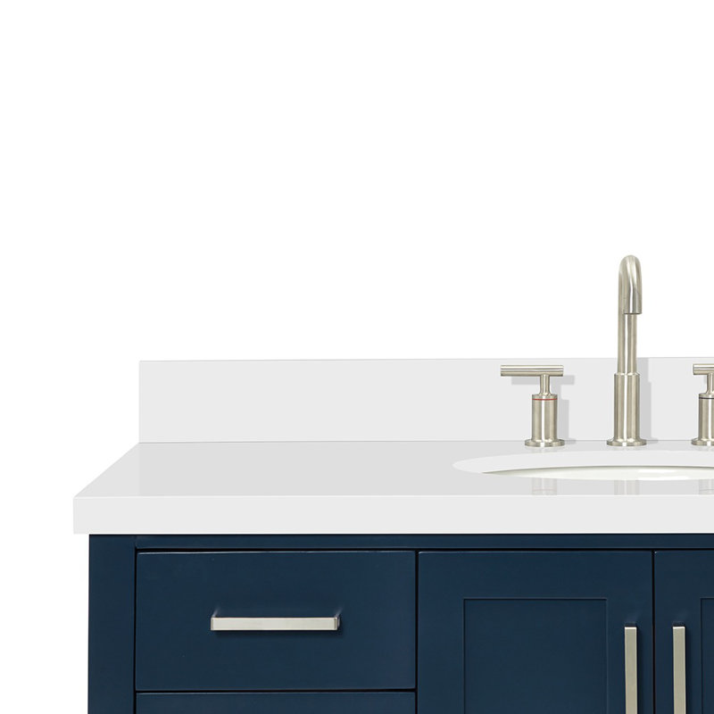 Magnolia Bath Vanity Rectangular Basin S049SWQ, Midnight Blue, Oval