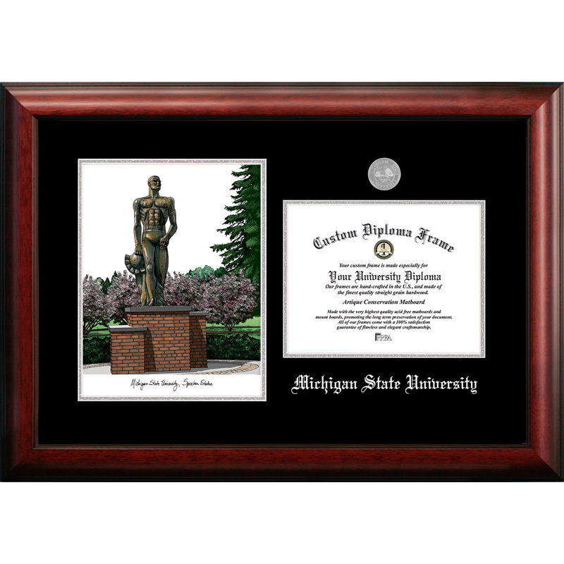 Cadre photo Michigan State University, 9,5 po x 7,5 po