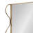 Wriggle Modern Rectangle Wavy Wall Mirror