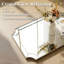 Miroir de salle de bain Minuette Cadre en acier inoxydable-908468830-939131856