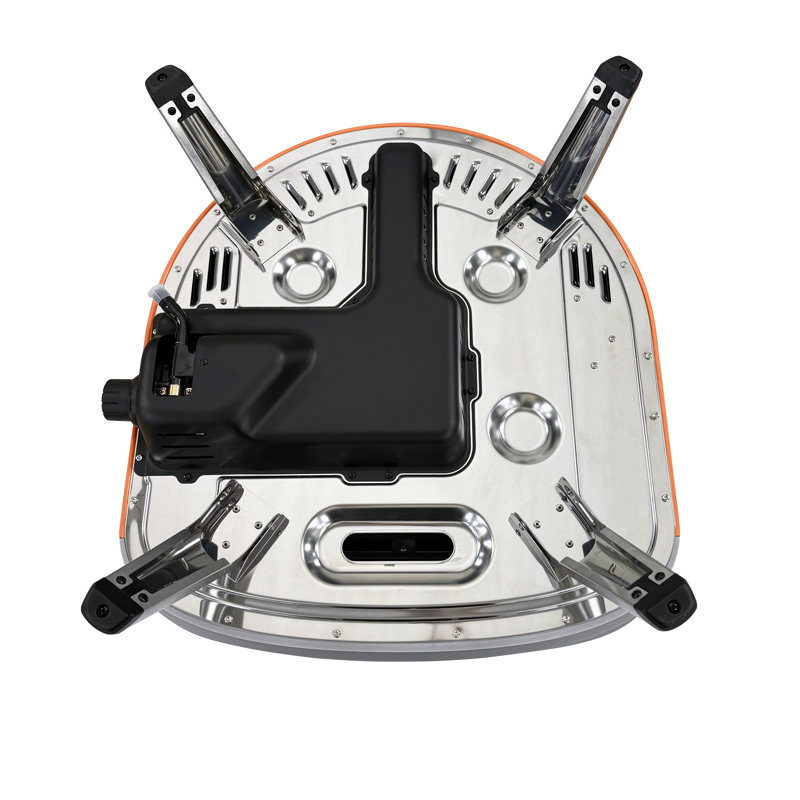 Unique Appliances Classic Retro 16" Portable Outdoor Propane Pizza Oven In Matte Orange, 14.5" H x 25.98" W x 23.78" D