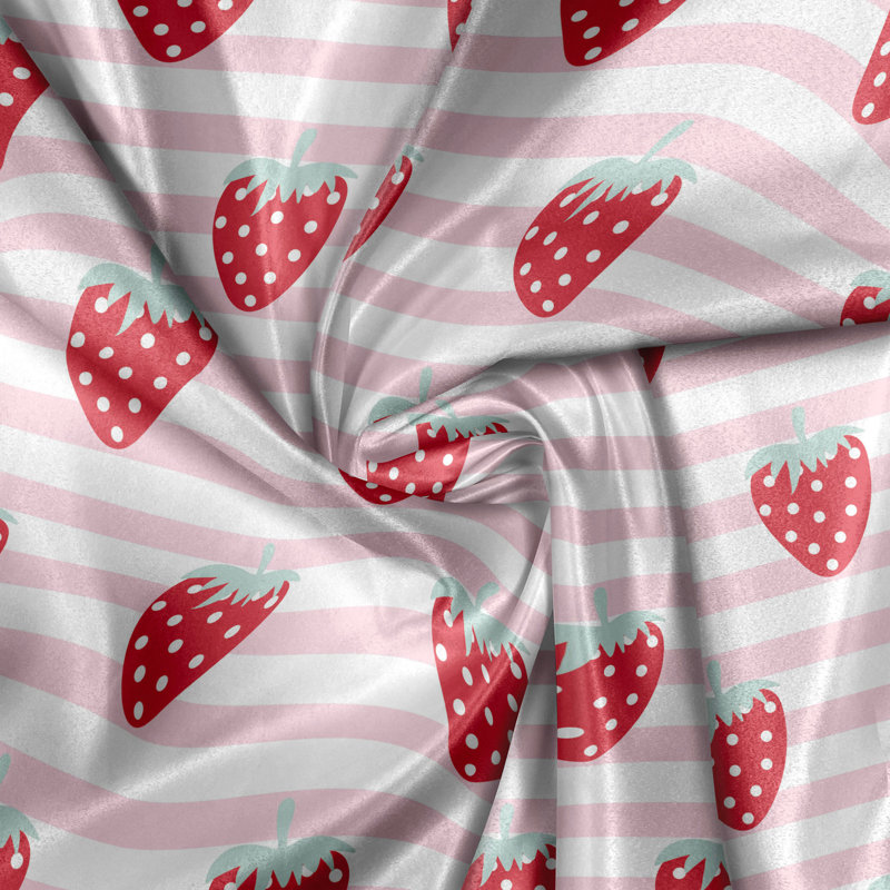 Rustic curtain, girlish pattern, seafoam pink