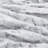 Grey Long Fur Comforter - King/ King Modern Mini Clear