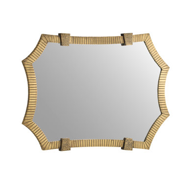Monty Brass Framed Wall Mirror