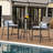 Round Outdoor Bar Table