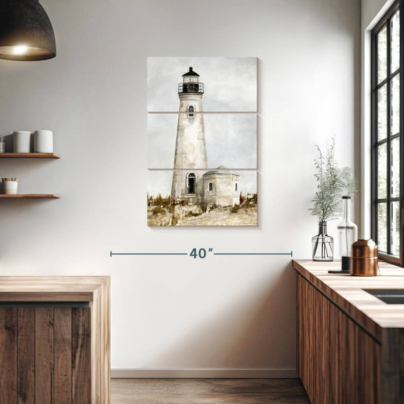 Lilie phare rustique I, H 38 po x l 24 po