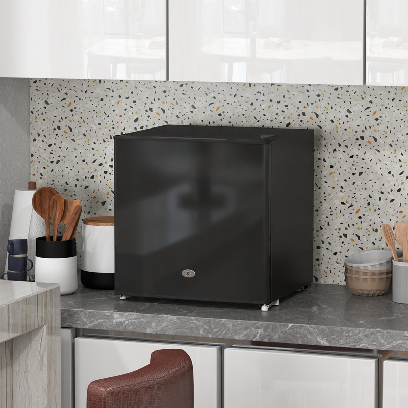 1.24m³ Freezer with Adjustable Temperature Controls, Black