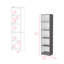 Bibliothèque TG, bureau, gris mat / blanc-441403804-441403776