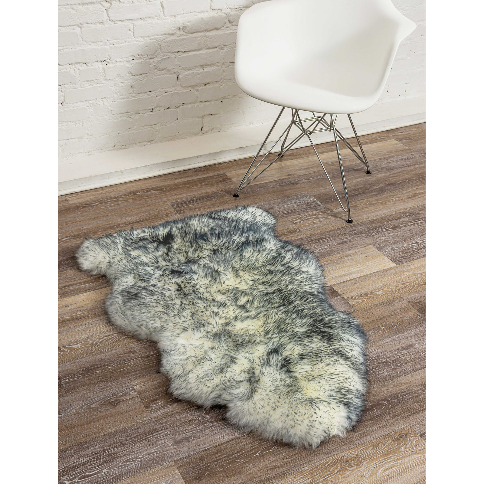 Izola Hand-Woven Sheepskin Rug