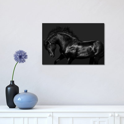 Black On Black by Samantha Carter - Wrapped Canvas Print