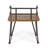 Outdoor Industrial Wood And Metal Chair