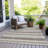 Machine Washable Indoor/Outdoor Xhevrie Taupe Rug-80543442