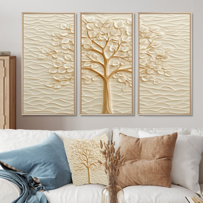 Adalena - Tree Beech Wall Décor Set