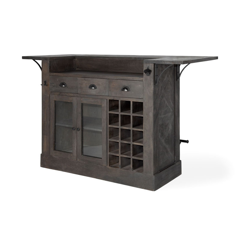 Bar avec rangement pour bouteilles de vin Catherine