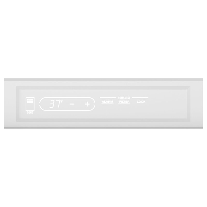 Monogram 30" W Integrated Customizable Refrigerator, Panel Ready, Minimalist, Right, 84" H Stainless Steel Panel