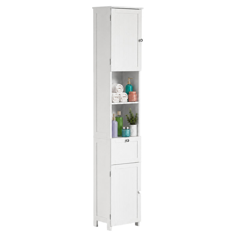 Armoire de salle de bain sur pied l 11,75 po x H 67,25 po x P 9 po Terrence