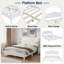 Lit plateforme de style rétro avec support en lattes de bois-987710657-987710687