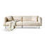 Coussin modulaire 100% polyester crème-297543270