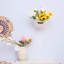 2Pack Paniers suspendus Panier de rangement mural rond Corde tissée décor Oganzier mural pour plantes à fleurs, rangement pour clés