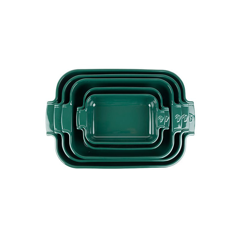 Peugeot Appolia Rectangular Ceramic Baking Dish, 3.62" H x 15.75" L x 11.22" W