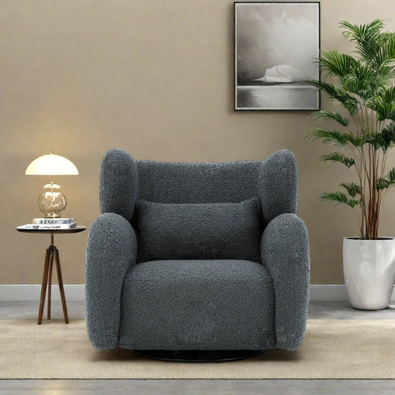 Chaise pivotante en pin moderne