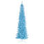 Vickerman 9.5' x 42" Sky Blue Pencil Artificial Unlit Christmas Tree.-1044171637