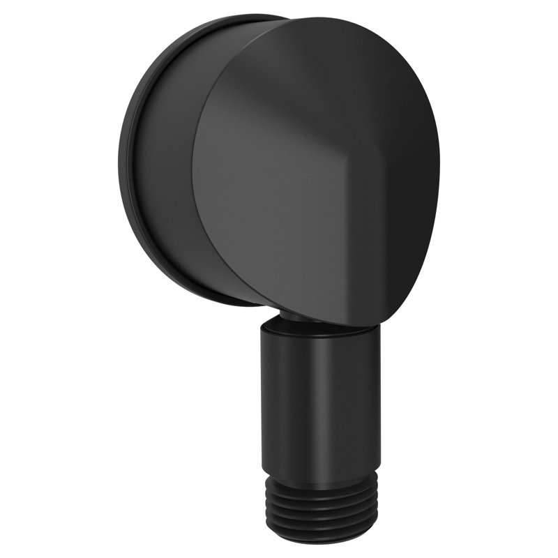 Alimentation murale universelle pour douche à main, Noir mat