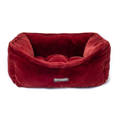  Lit pour chat et chien Cloud Collection pour petites et moyennes tailles - Bourgogne