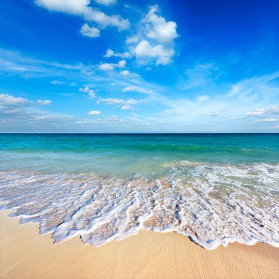 Beautiful Beach - Wrapped Canvas Print