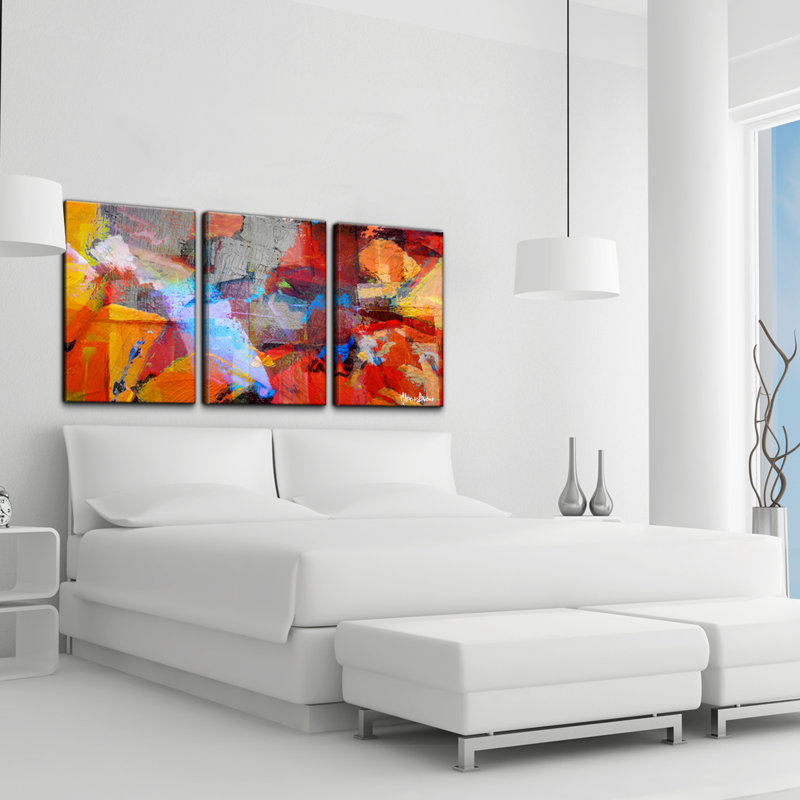 " Abstract " 3 - Pieces