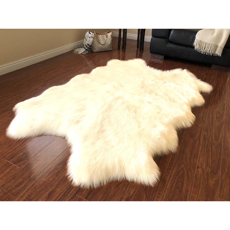 Wick, Somerset Performance Sheepskin Indoor Rug, Novelty 3'6" x 5'7"