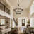 12-Light Oversize 40" 2-tier Wagon Wheel Chandelier
