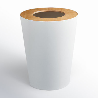 Yamazaki Home Rin 1.85gal Round Trash Can