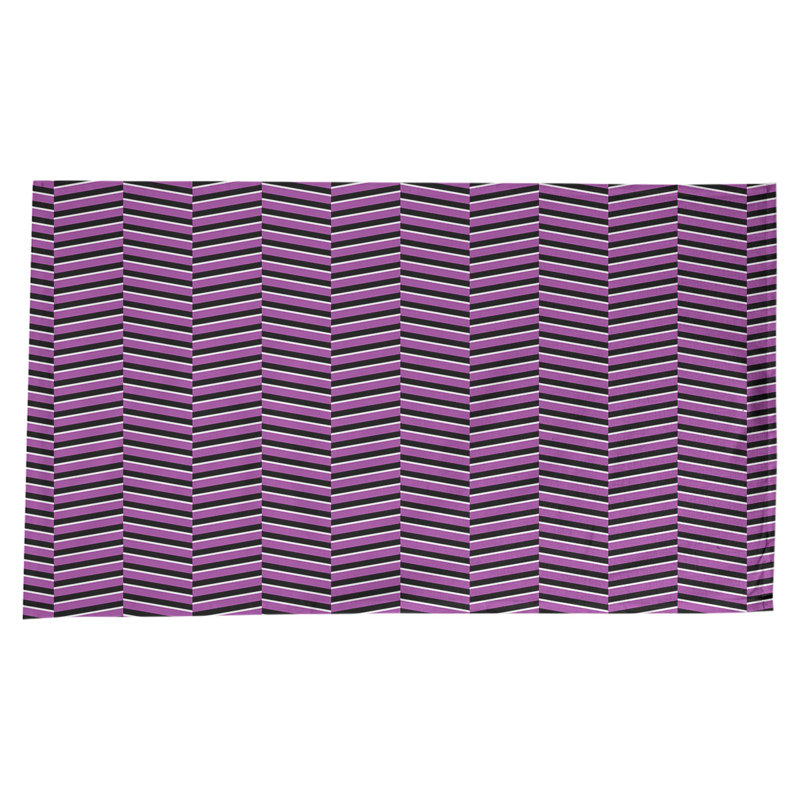 Rayures fracturées Nappe, Violet