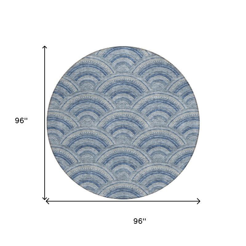 Tapis intérieur lavable 8 po Denim