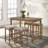Upholstered Counter Stool with Solid Wood Frame-620813041-620813040