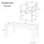 Ensemble de table de patio 7 pièces avec coussins amovibles (coussins moka et beige)-1507773025