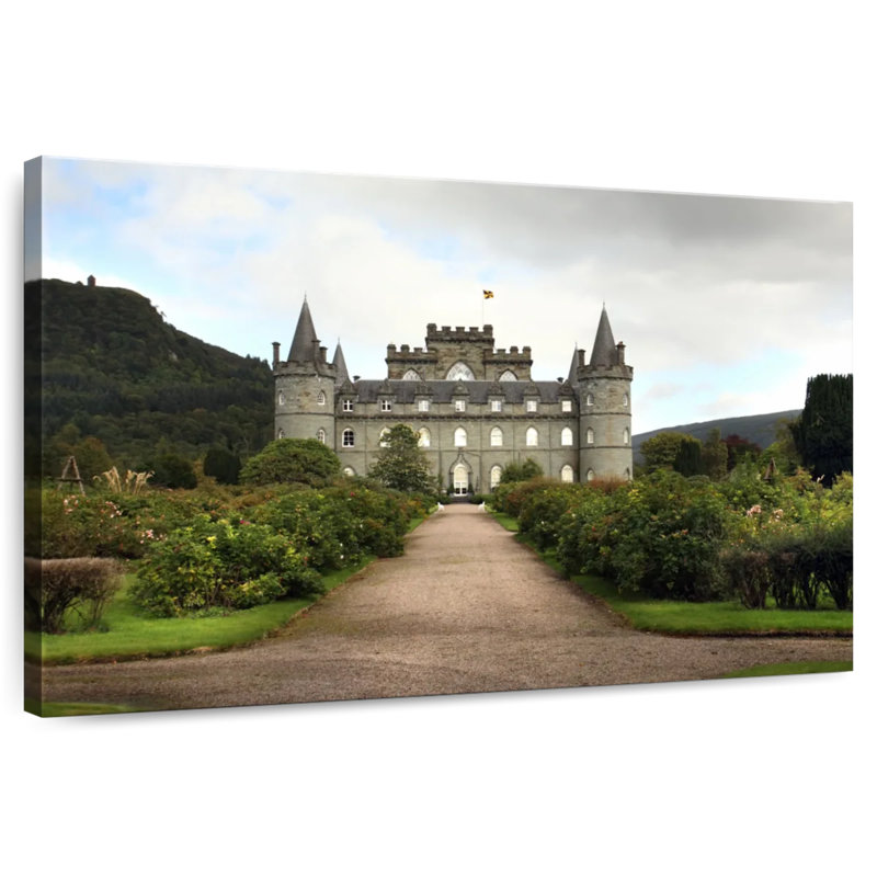 Lilie Scottish Inveraray Castle, 26" H x 39" W