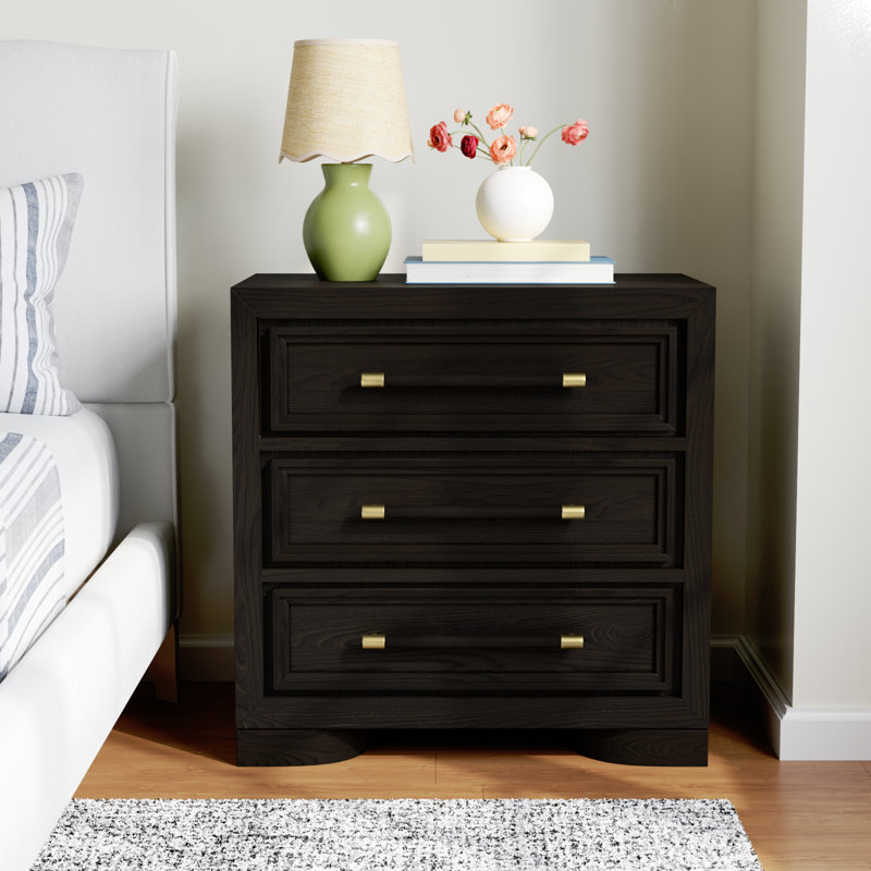 Nina 3 Drawer Nightstand