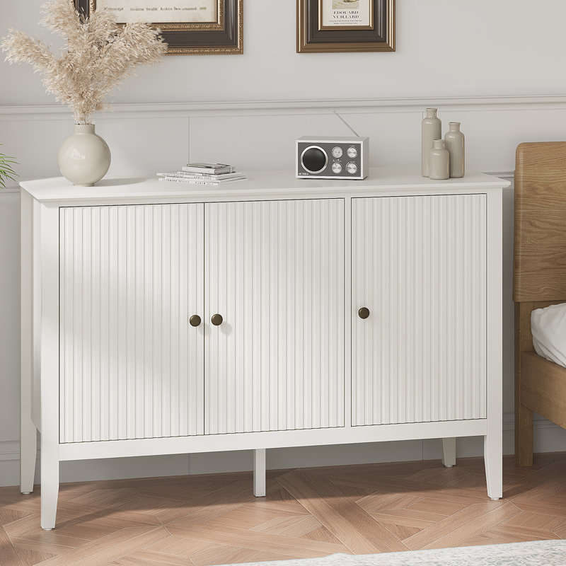 Armoire moderne à 3 portes avec tablettes réglables Philomena