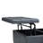 Harrison 36"W Upholstered Vegan Leather Transitional Square Lift-Top Ottoman with Hidden Storage-1296947198