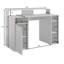 Colfin Gaming desk with attachment, practical niches and doors