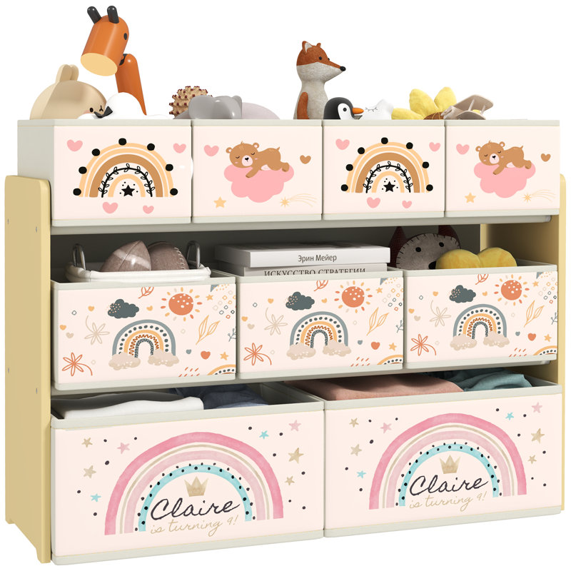 Toy Organiser with Bins