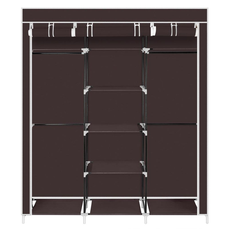 Penderie portative l 59,06" Raimondo, Brun