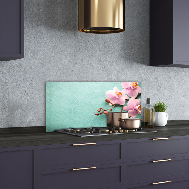 Lodis 50cm W x 100cm L Glass Peel and Stick Panel