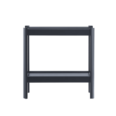 Table de chevet moderne noir mat Yonda